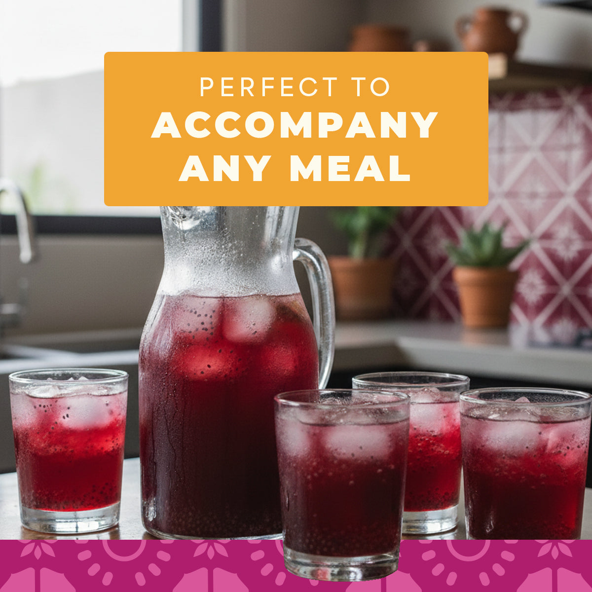 La Monjita Mexican Agua Fresca Hibiscus Guava