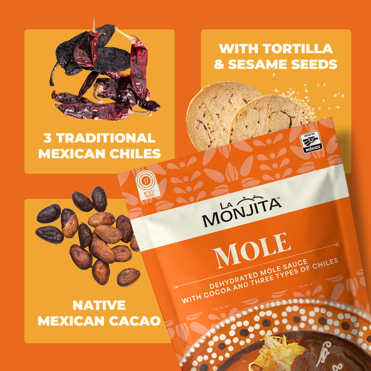 La Monjita Mexican Traditional Mole Sauce