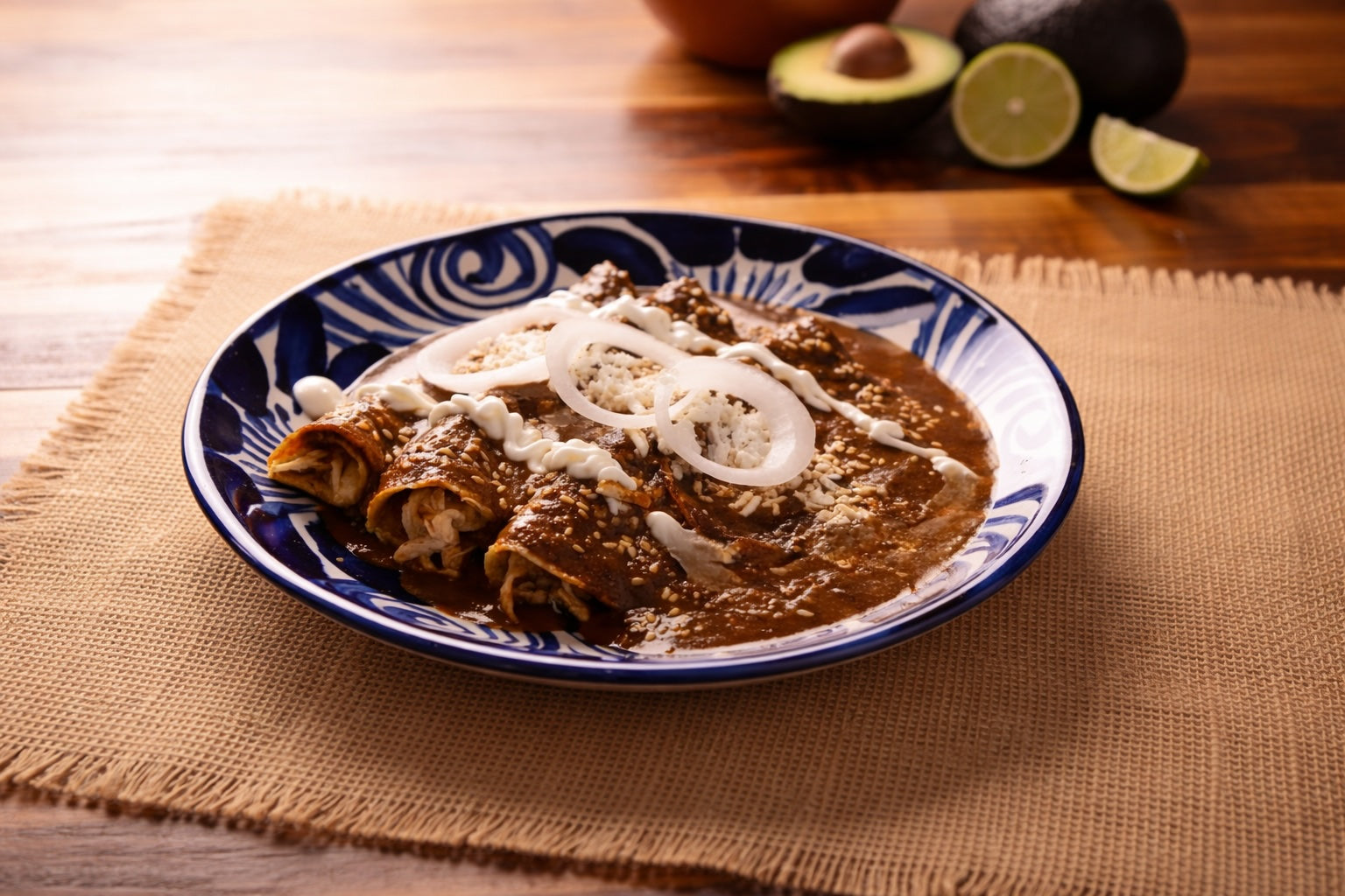 Easy Chicken Mole Enchiladas with La Monjita
