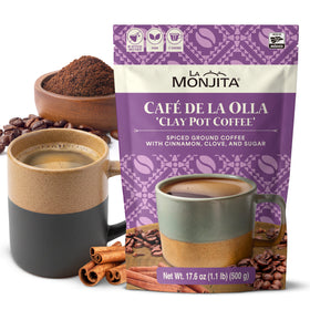 La Monjita Traditional Mexican Cafe de la Olla, 500g, image 01