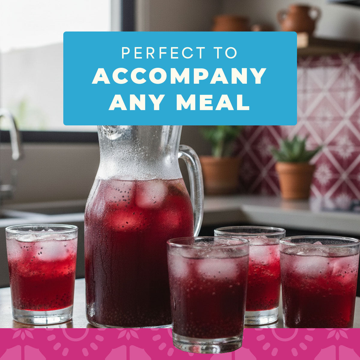 Agua Fresca Hibiscus Guava (Sugar Free)