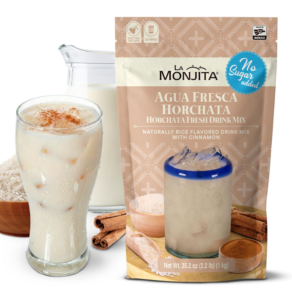 Agua Fresca Horchata (Sugar Free)