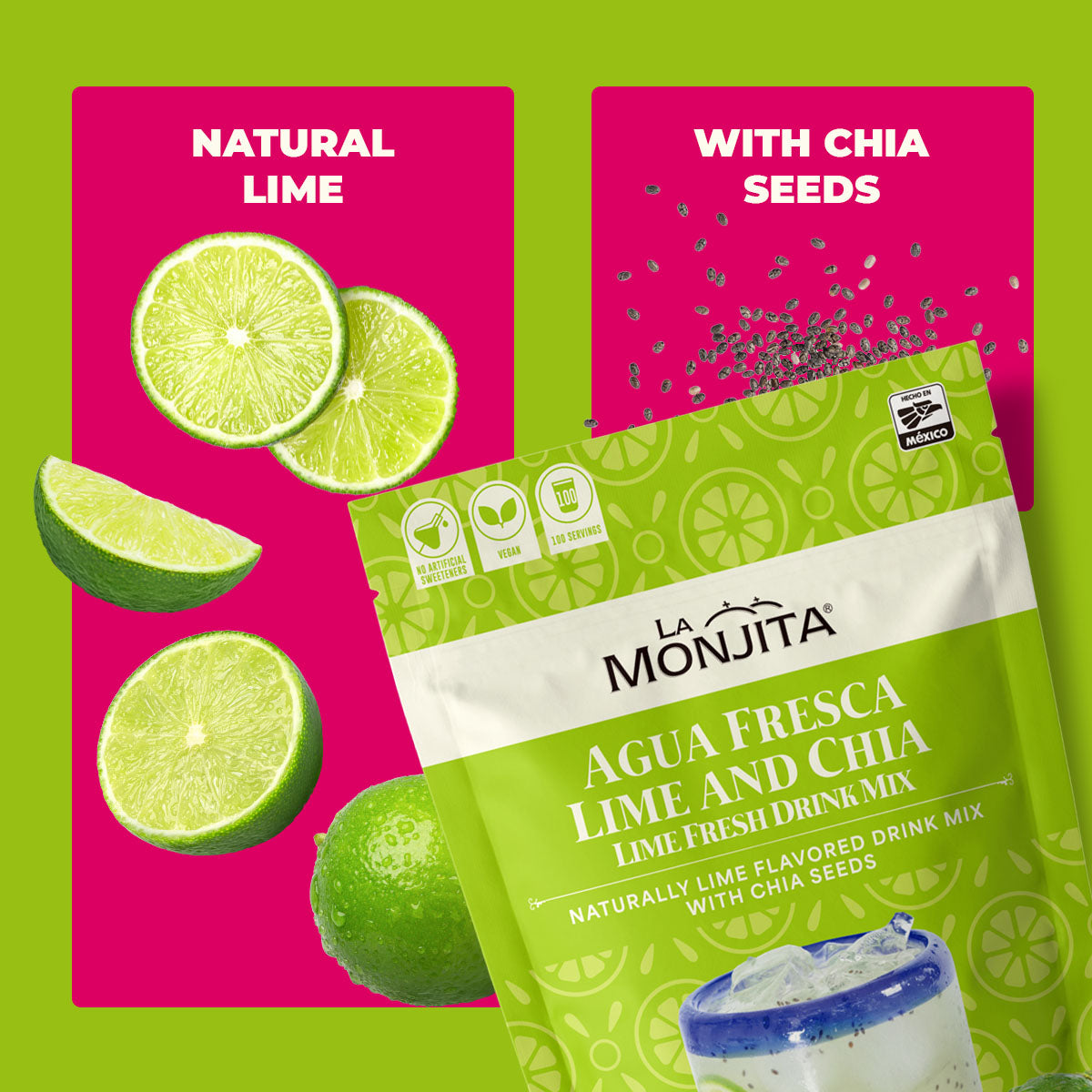 Agua Fresca Lime and Chia