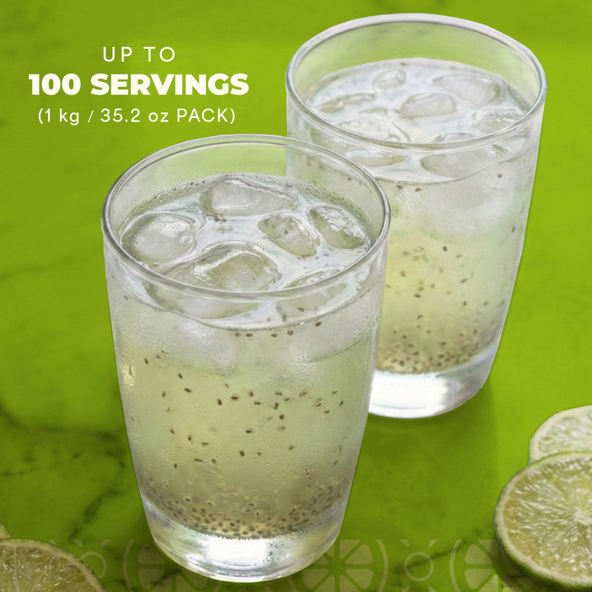 Agua Fresca Lime and Chia