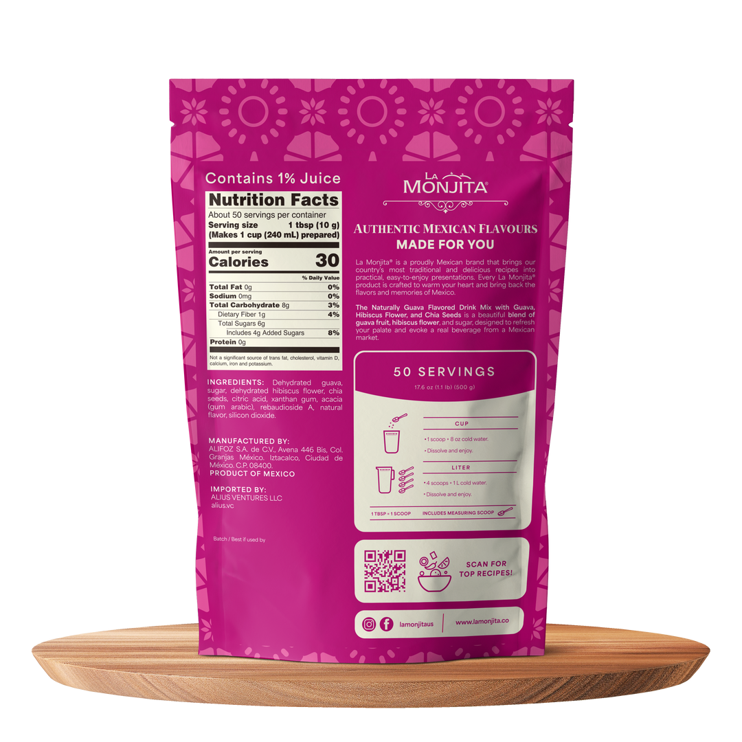 Agua Fresca Hibiscus Guava