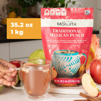 La Monjita Ponche Mexican Fruit Punch — flavor and texture detail